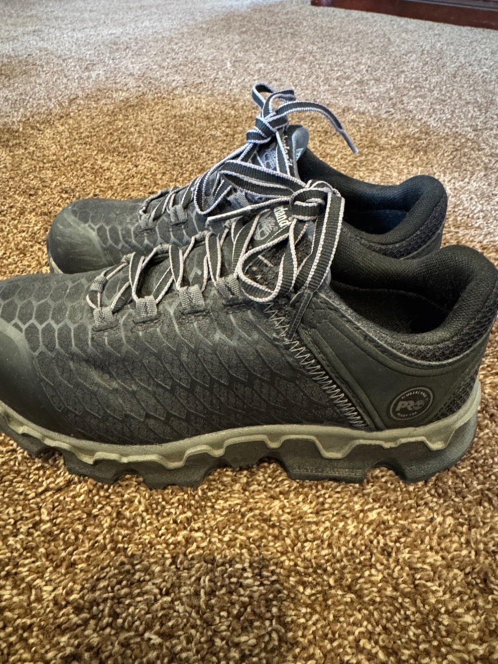 Timberland PRO Black and Gray Low-Cut Athletic Work Shoes